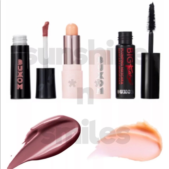 BUXOM Va-Va Plump DOLLY Liquid Lipstick + BIG O Balm + BIG TEASE Mascara 3Pc Set - Picture 4 of 7